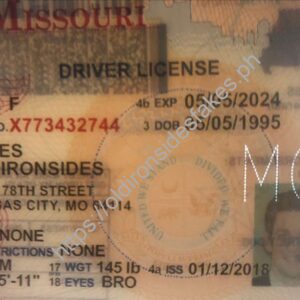 Missouri Driver License (Old MO O21)