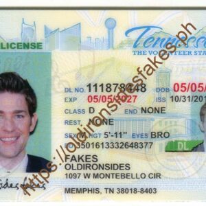 Tennessee Driver License(TN O21)